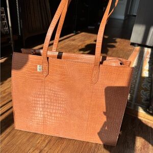 Beis Croc Maple Work Tote Bag